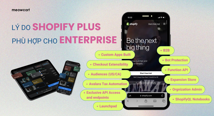 Vì sao Shopify Plus là lựa chọn phù hợp cho Enterprise?